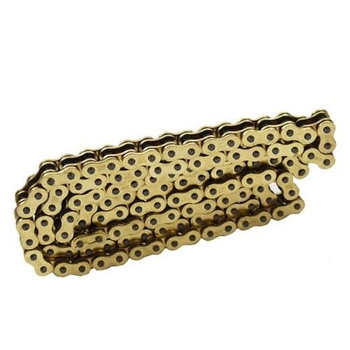 Silscvtt 525 Pitch 120 Links Drive Chain Replacement for Honda Suzuki Kawasaki ATV Motorcycle Gold