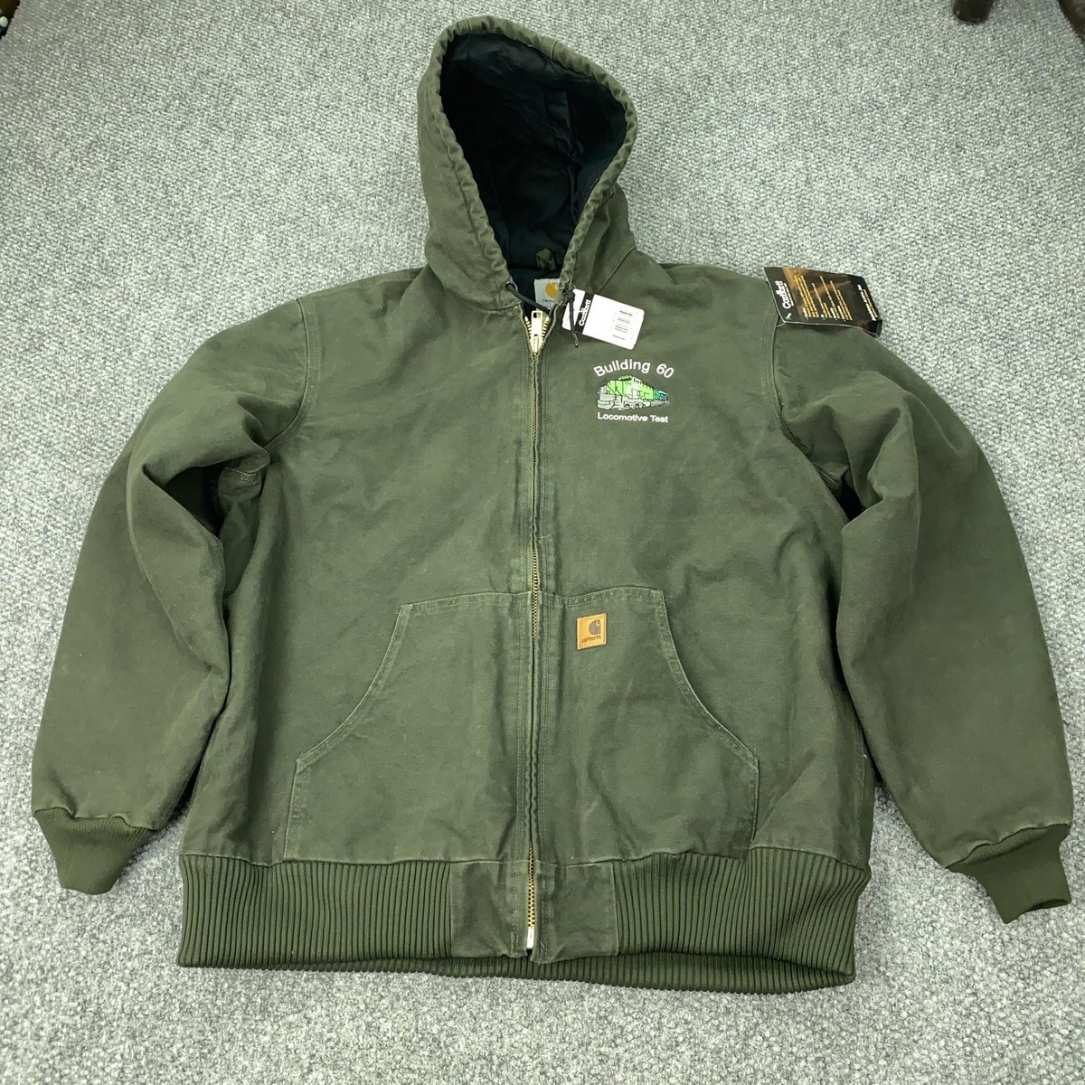 Carhartt J130 MOS Jacket Mens XL Tall Duck Canvas Locomotive