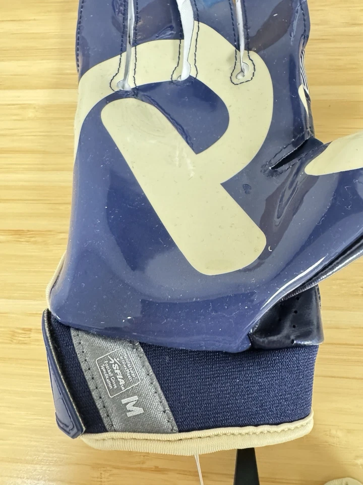 Guantes de fútbol americano Nike Pittsburgh Panthers PE Vapor Jet 4 - PGF431-428 - Talla: M Foto 3 de 4