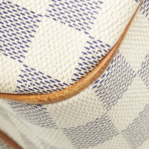 Louis Vuitton Damier Azur Siracusa PM Shoulder Bag N41113 White 316427 - Picture 4 of 10