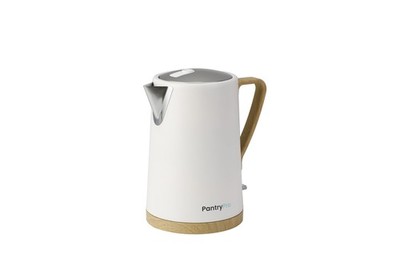 1.7L 1500W Cream White Rapid Boil Electric Kettle Stainless Steel Auto Shut