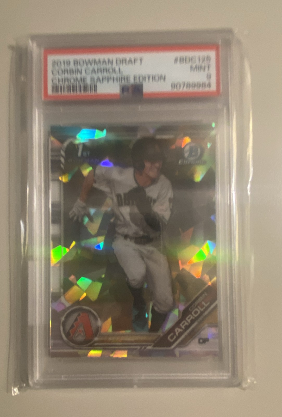 2019 Bowman Chrome Draft Sapphire Edition - Corbin Carroll #BDC-125 (RC)