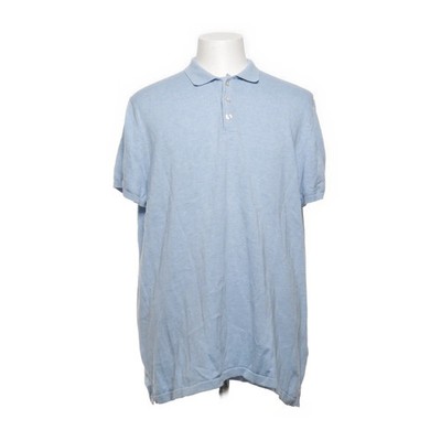 Bruun & Stengade, Poloshirt, Größe: XXL, Blau, Baumwolle/Tencel, Einfarbig #TqE