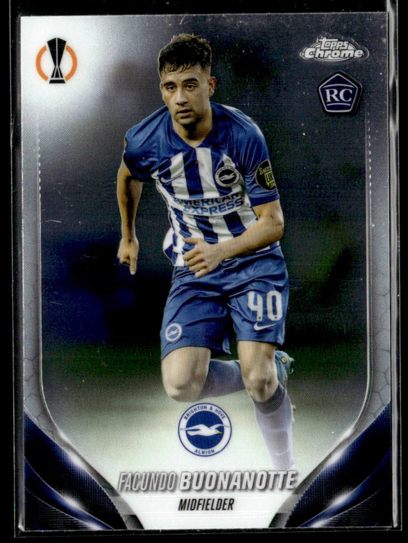 2023-24 Topps Chrome UEFA Club Competitions #136 Facundo Buonanotte