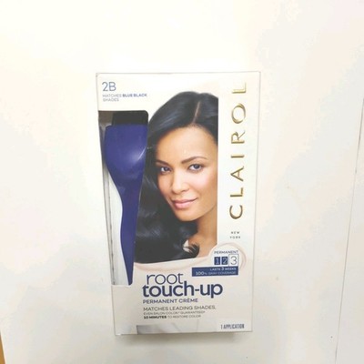Clairol Root Touch Up Permanent Hair Color Crem 2B Matches Blue Black Shades New