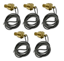 5 x Air Tank Drain Valve with 5 ft cable fits All Trucks Replaces Haldex 12105