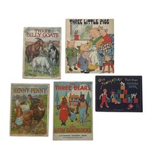 Antique Children’s Book Lot 5 Sent Home In WW2
