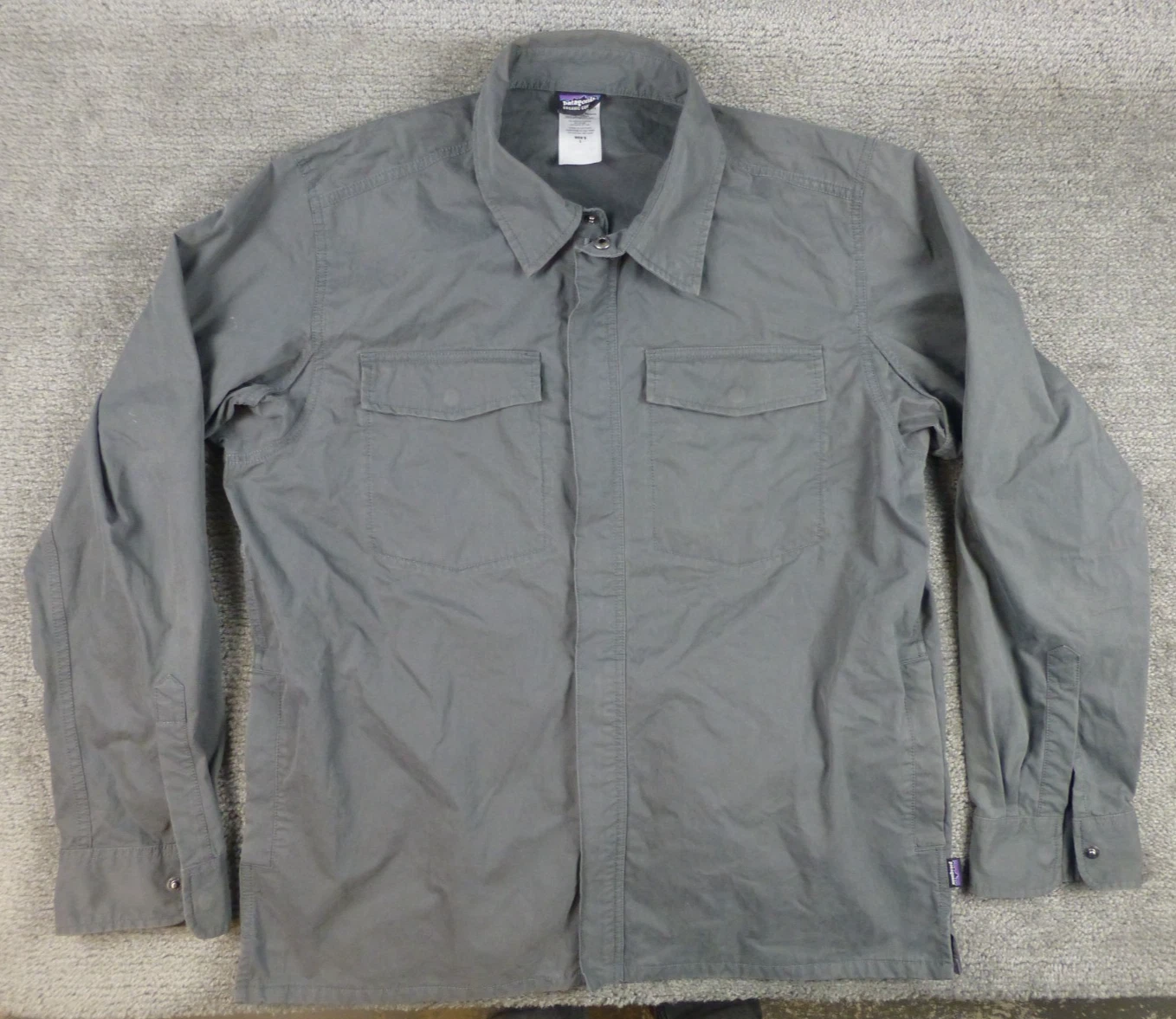 Patagonia Men's Tenpenny Jacket Grey Organic Cotton Field Shirt Large
Opens in a new window or tab
