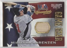2013 Panini USA Baseball Champions Game Gear Bats Michael Lorenzen #9 b8c