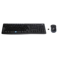 Logitech Mk270 Kit Mouse And Keyboard Wifi  Qwerty English Uk Stickers