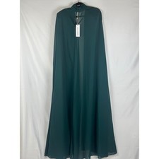 Rebecca Vallance Anika Cape   Forest Green Unreleased Designer Sample Size 4 NWT