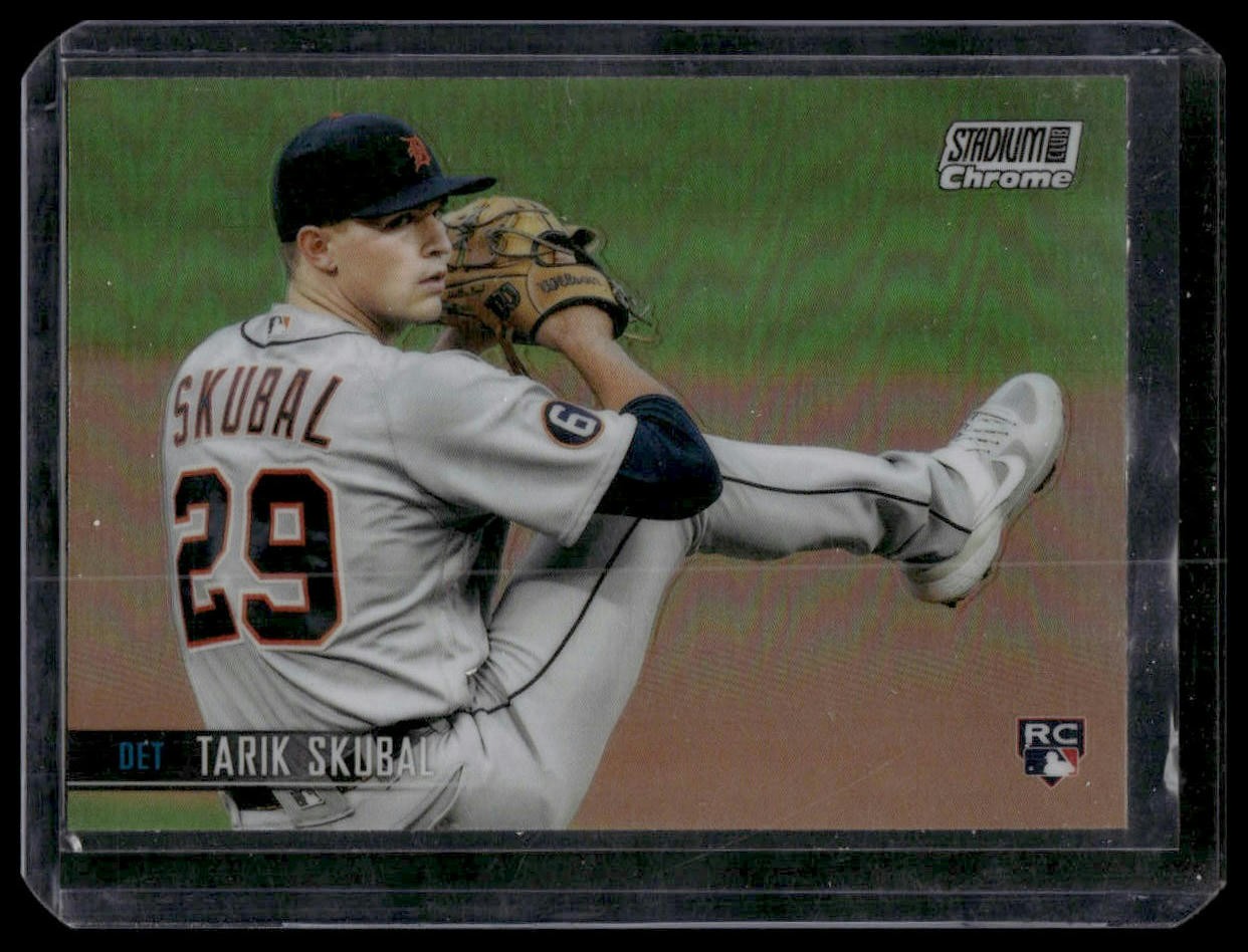 2021 Stadium Club Chrome #99 Tarik Skubal Refractor Image Variation SP