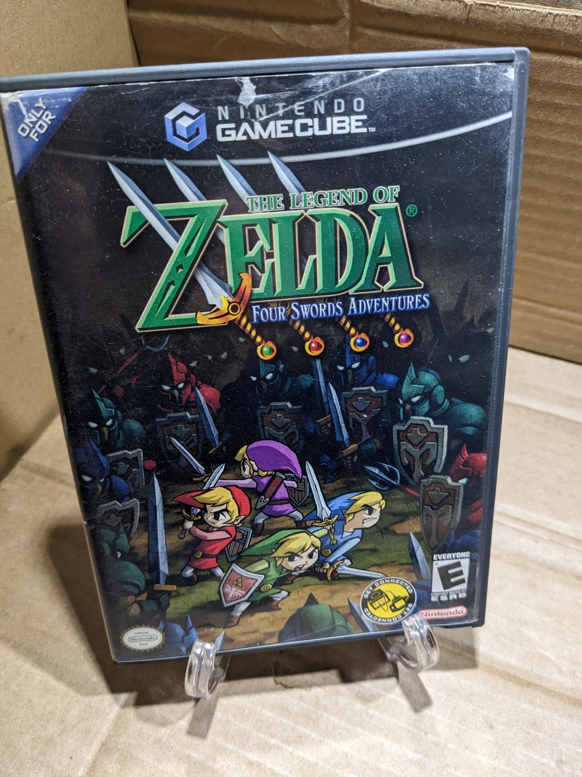 The Legend of Zelda: Four Swords Adventures (GameCube, 2004) NO MANUAL