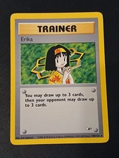 Erika 100/132 - Gym Heroes Set Pokemon Card MP on eBay