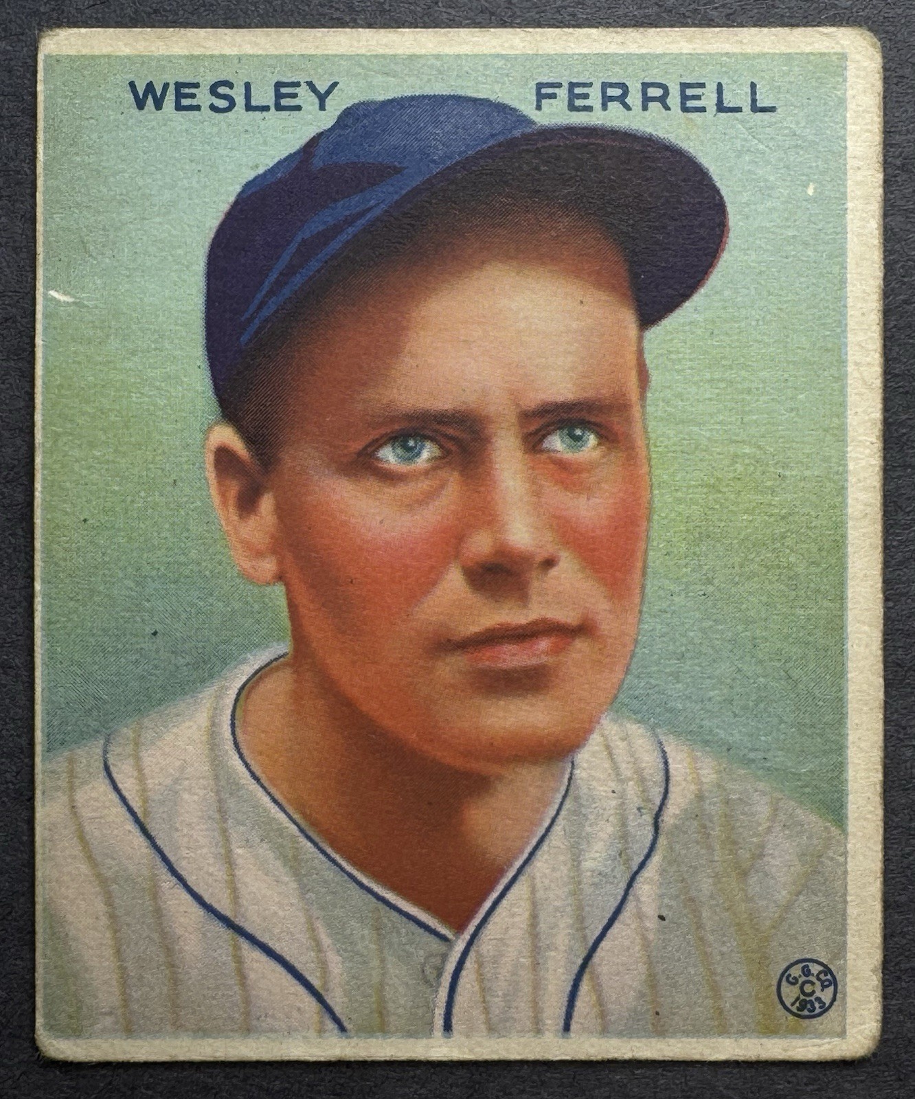1933 Goudey Set Break Wesley "Wes" Ferrell #218 Cleveland Indians