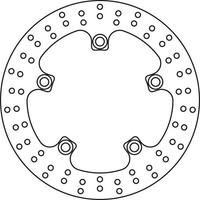 TRW Bremsscheibe (FüR: Suzuki GSF 650 Bandit SA ABS Wvcz 09-16 Hinten )