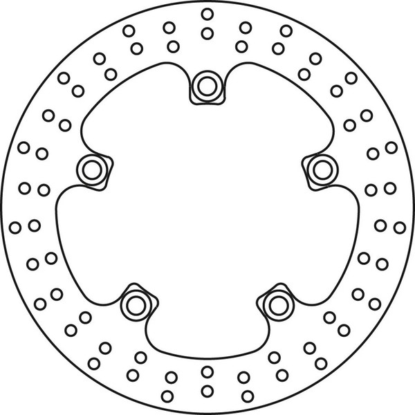 TRW Bremsscheibe (FüR: Suzuki GSF 650 Bandit SA ABS Wvcz 09-16 Hinten )-image