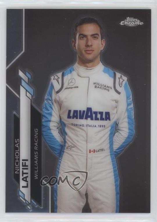 2020 Topps Chrome Formula 1 F1 Racers Nicholas Latifi #20 0yz9