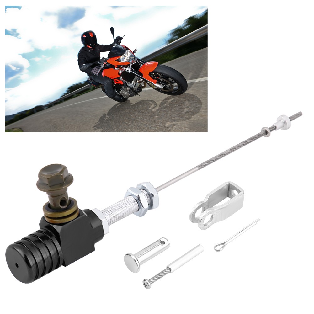 ⁺M10x1.25mm Hydraulic Clutch Master Cylinder Brake Pump Black For Motorcycle ATV