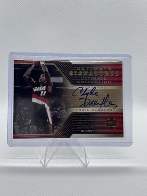 2004 UPPER DECK ULTIMATE COLLECTION #US-CD CLYDE DREXLER SIGNATURES AUTO