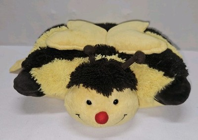 Pillow Pets Pee-Wees Bumble Bee Plush 11x12'' 2009 Yellow/Black