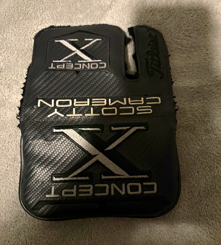 Titleist Scotty Cameron Concept X Putter Headcover Black/Silver Hook & Loop