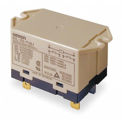 Omron G7l-2A-Tubj-Cb-Dc12 Top Flange, Enclosed Power Relay, Square, 30 A, 6