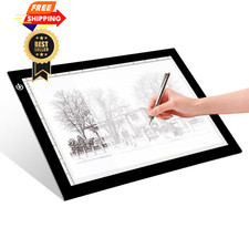 LitEnergy A4 LED Copy Board Light Tracing Box, Adjustable USB 01 - A4, BLACK
