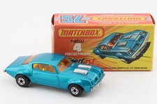 MATCHBOX NEW 4 SUPERFAST * PONTIAC FIREBIRD * BLUE * 1975 * OVP 