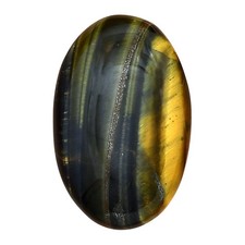 Natural Blue Tiger Eye 29x18.8x6.5 mm Oval Shape Polished Gemstone LS01430-17