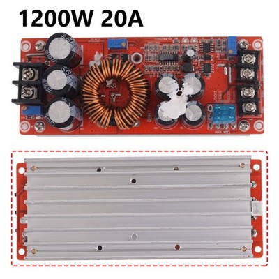 New 1200W 20A DC Converter Boost Car Step-up Power Supply Module 8-60V to 12-83V