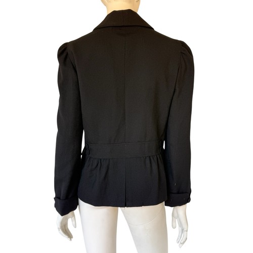 Marc Jacobs black wool jacket sz M 6/8 - Picture 4 of 8