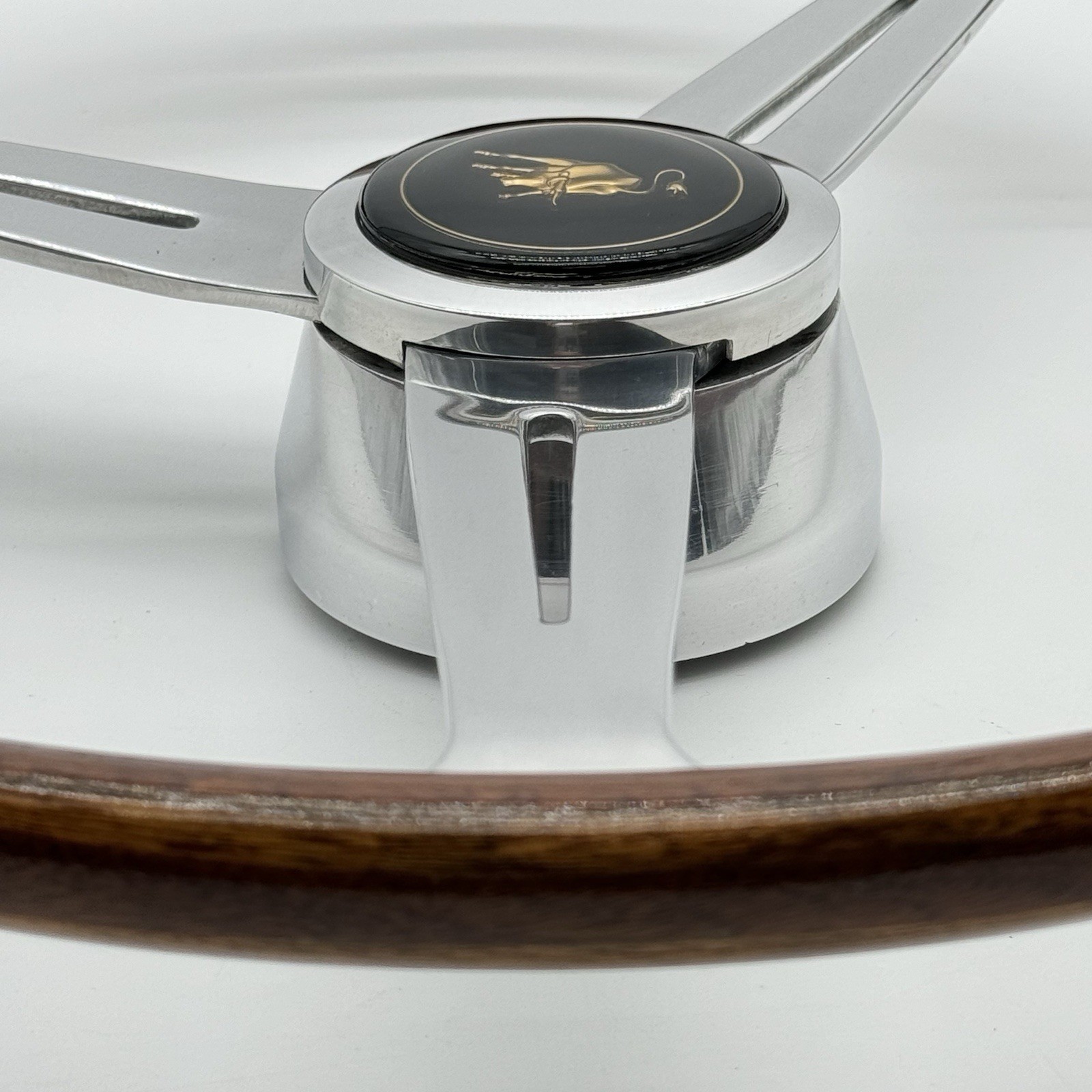 Lamborghini 350GT 400GT Hellebore Steering Wheel + Horn Button 40cm ORIGINAL