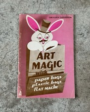 Vintage 1968 Art Magic with Paper Bags Craft Book by Gretchen Sanderson