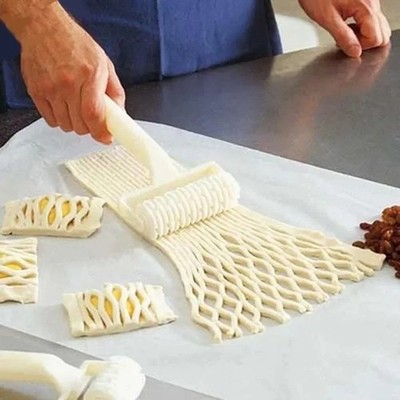 Backwerkzeug Plätzchen Kuchen Pizza Brot Gebäck Gitter Roller Schneider Kunststoff ZS