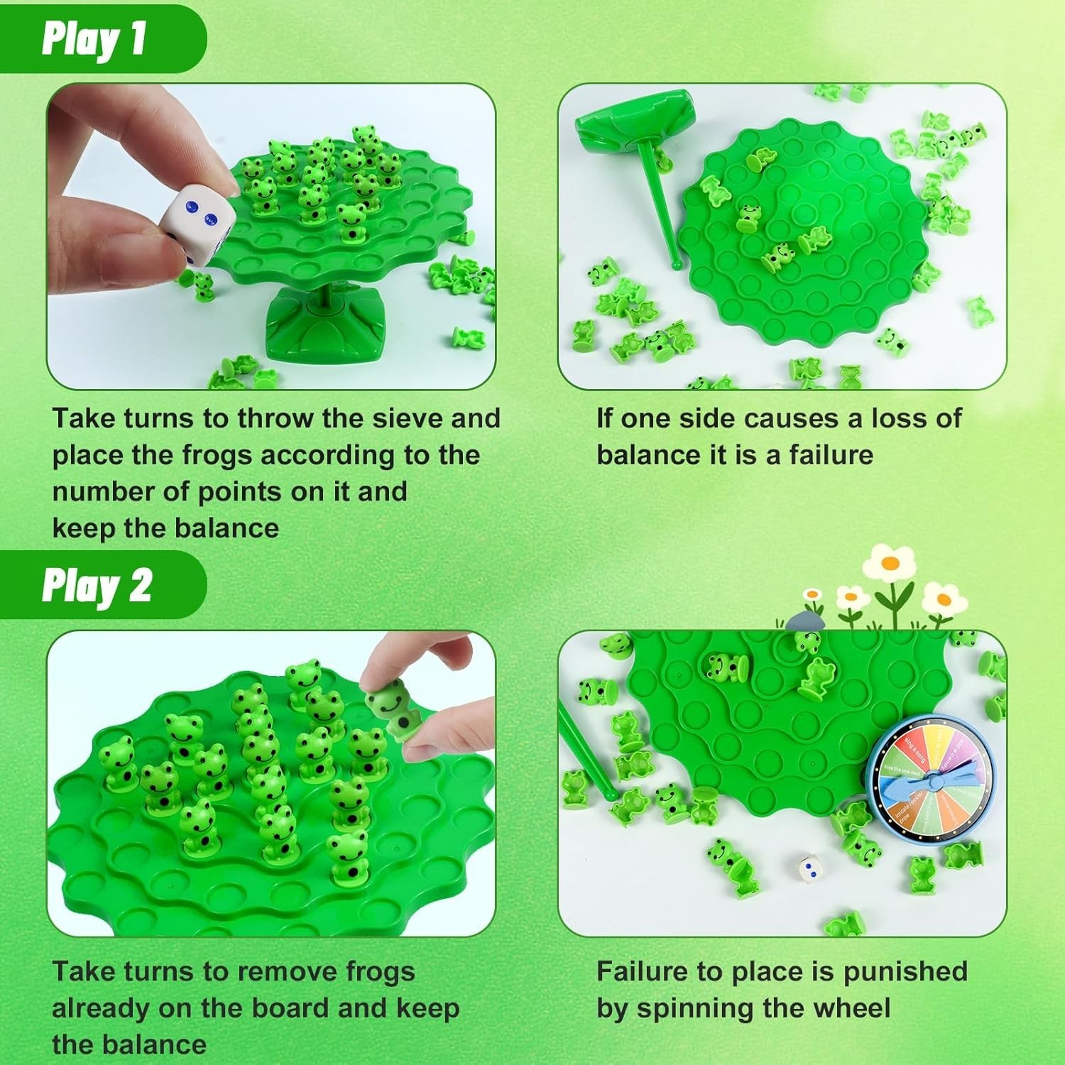 Frog Balance Game for Two - Fun & Educational Interactive Family Puzzle thumbnail 7