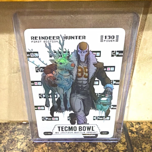 Tecmo Bowl Bo Jackson Battle Arena Reindeer Hunter 1st Ed Bo Jackson 130 Power