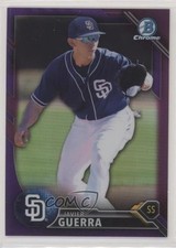 2016 Bowman Draft Chrome Top Prospects Purple Refractor Javy Guerra Javier 0c6