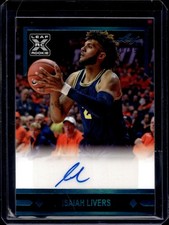 2021-22 Leaf Memories - 1991 Base Autographs Platinum Isaiah Livers Auto #/99