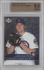 2003 Upper Deck Star Rookie Todd Wellemeyer #509 BGS 9.5 GEM MINT 0q3