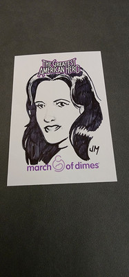 Greatest American Hero 2009 March of Dimes Sketch card RARE