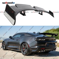 58 Carbon Fiber Style Gt Racing Rear Trunk Spoiler Wing For Chevy Camaro Ss Zl1