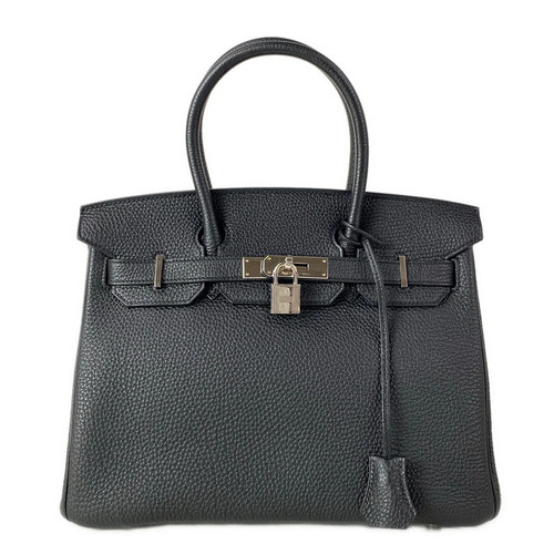 Hermès HERMES Birkin 30 Handbag Black Togo
