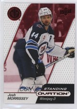 2023-24 Upper Deck Ovation Standing Ovation Red 92/100 Josh Morrissey #3 5dz