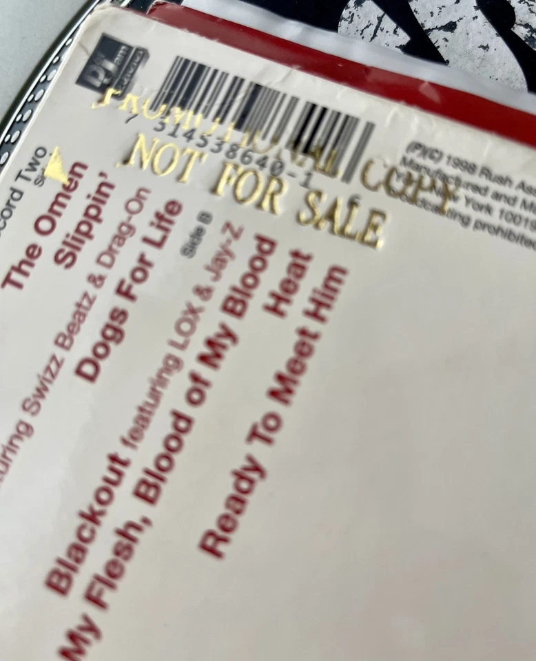 DMX – Flesh Of My Flesh.. Original 1998 Press 2XLP PROMO in Picture Cover VG/VG Foto 2 de 4