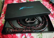 XSHAMROCK Bull Whip 04 to 10 Feet 16 Plaits Genuine Cow Hide Leather Bullwhip