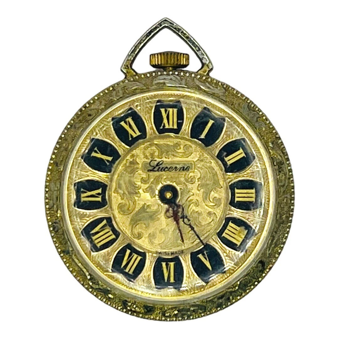 LUCERNE POCKET WATCH swiss made £20.00 - PicClick UK