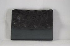 Vintage 60s Satin Clutch - Unmarked