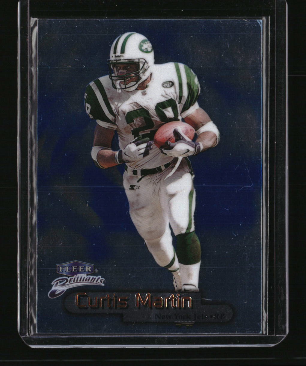 1998 Fleer Brilliants #80B Curtis Martin Blue