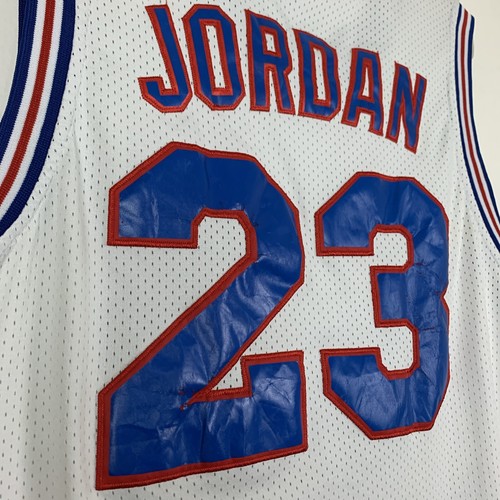 Space Jam Michael Jordan Trikot Champion M Time Squad #23 aufgenähte Patches Vintage - Bild 10 von 14